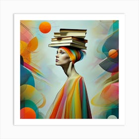 Intellectual Beauty in a World of Abstract Art Art Print