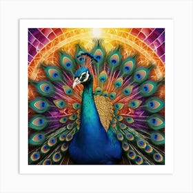 Peacock 15 Art Print