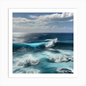 Ocean Waves Art Print