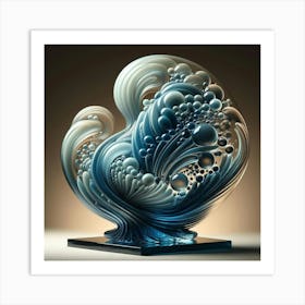 Glass Sculpture 1 Art Print