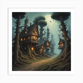 Dark Forest Art Print