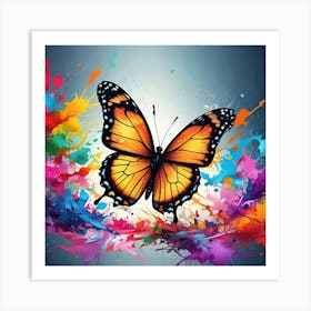 Colorful Butterfly 69 Art Print