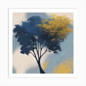 Tree painting Art Print