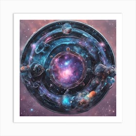 Galaxy Nebula Art Print