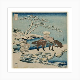 Snow Scene Art Print