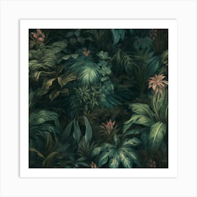 Jungle Wallpaper Art Print