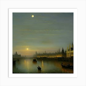 Mr. Pether's London At Night Art Print