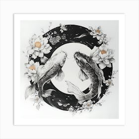 Koi Fish 4 Art Print