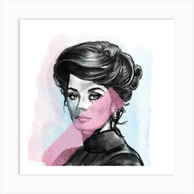 Beautiful Woman Art Print