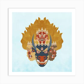 Vajra Bharav Art Print