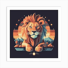 Wholesome LION Art Print