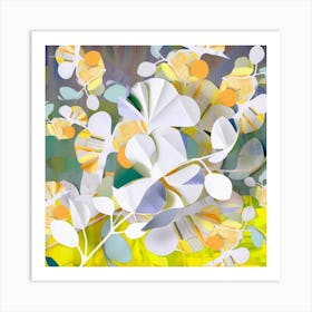 Paper Flowers 7 Art Print