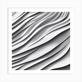 Abstract Wave Pattern 1 Art Print