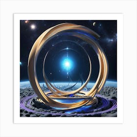 Bending Physics 11 Art Print