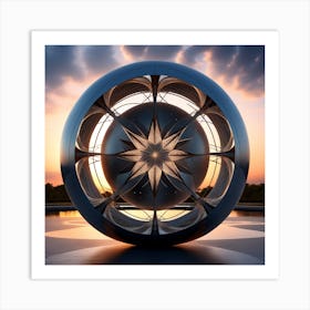 Abstract Sphere Art Print