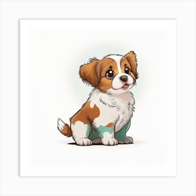 Cute Puppy Art Print