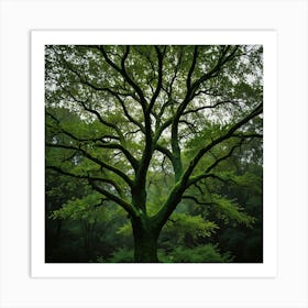 Tree In The Forest Art Print