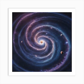 Spiral Galaxy 12 Art Print