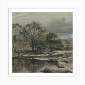 Riverside Scene 2 Art Print