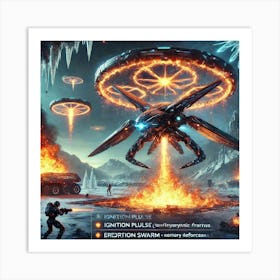 Phoenix Drones Art Print