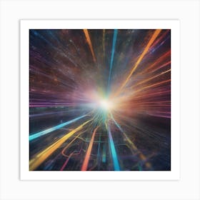 Abstract Space Background 22 Art Print