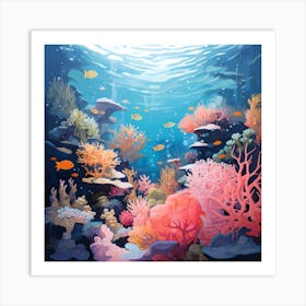 Coral Reef 1 Art Print