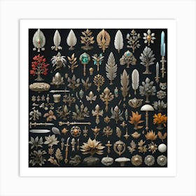 Collection Of Various Items Art Print