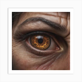 the eyes have seen death Art Print