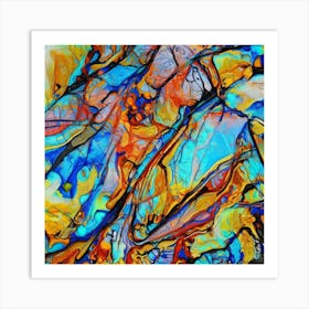 Abstract painting art 19 Art Print