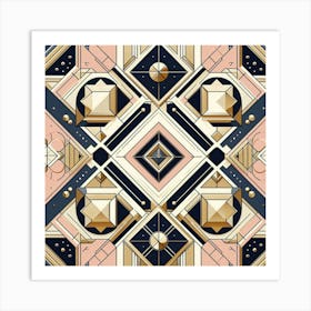 Geometric Pattern 1 Art Print