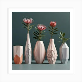 Abstract Vases Art Print