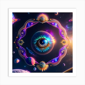 Eye Of The Universe 6 Art Print