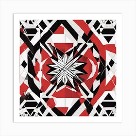 Red And Black 1 Art Print