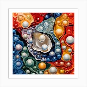 Pearls And Pearls Art Print