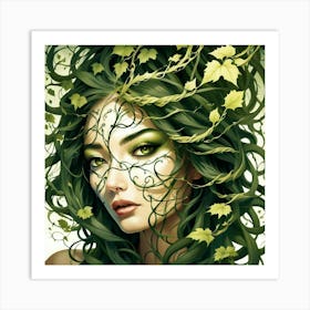 Ivy brambles Art Print