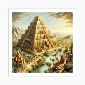 Pyramid Of Babylon52 Art Print