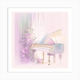 Piano Art Print