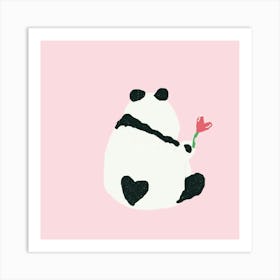 Panda love 🐼❤️🐼 Art Print