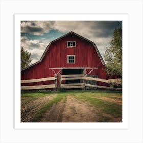 Red Barn 2 Art Print