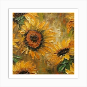 Flower of Sunflowers 2 Art Print