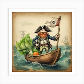 Pirates Of The Sea Art Print