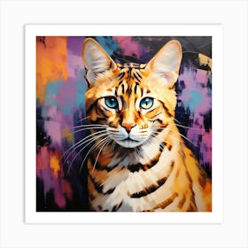 Bengal cat 6 Art Print