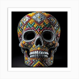 Day Of The Dead Skull 13 Art Print