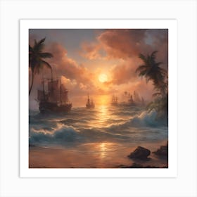 Pirates Of The Caribbean Art Print