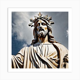 Statue Of Jesus 4 Art Print