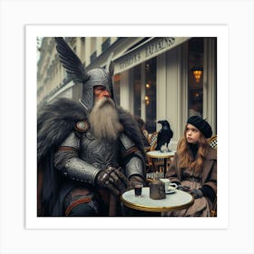 Vikings In Paris Art Print