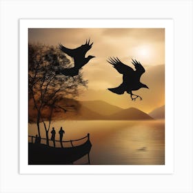 BIRD SPIRIT NEW YEAR Art Print