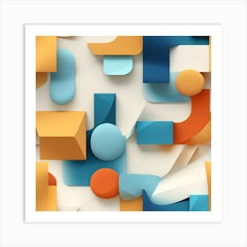 Abstract Background Art Print