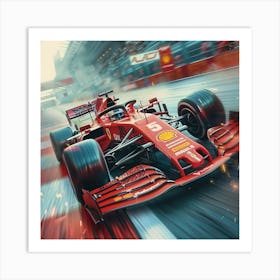 Ferrari F1 Car 1 Art Print