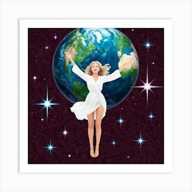 Earth In The Sky Art Print